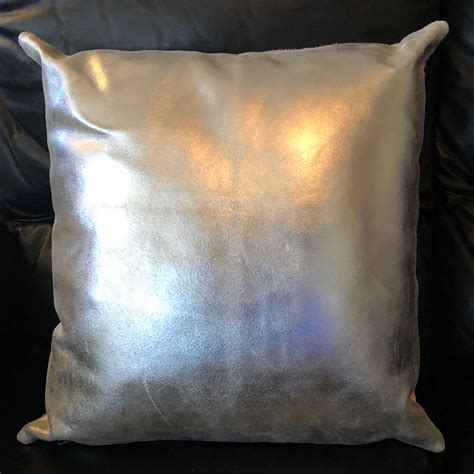 metallic silver fabric pillows|Amazon.com: Silver Metallic Pillows.